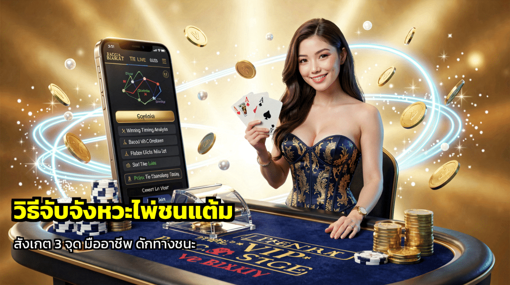 วิธีจับจังหวะไพ่ชนแต้ม