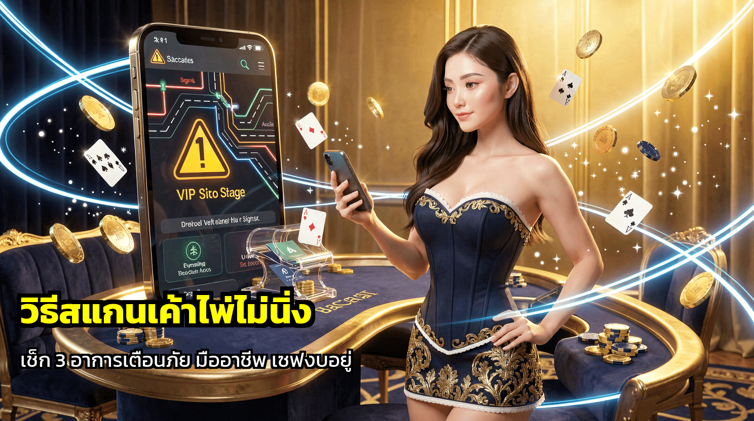 วิธีสแกนเค้าไพ่ไม่นิ่ง