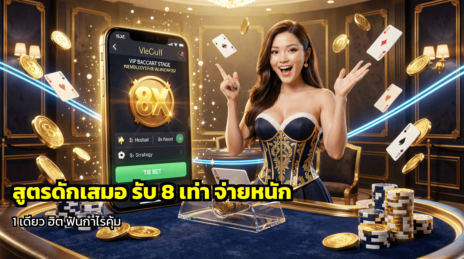 สูตรดักเสมอรับ 8 เท่า